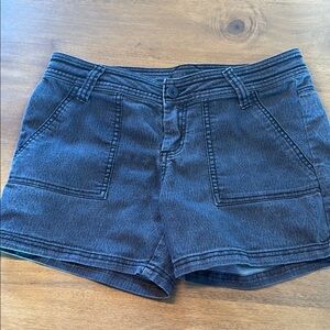 Prana Black Jean Shorts